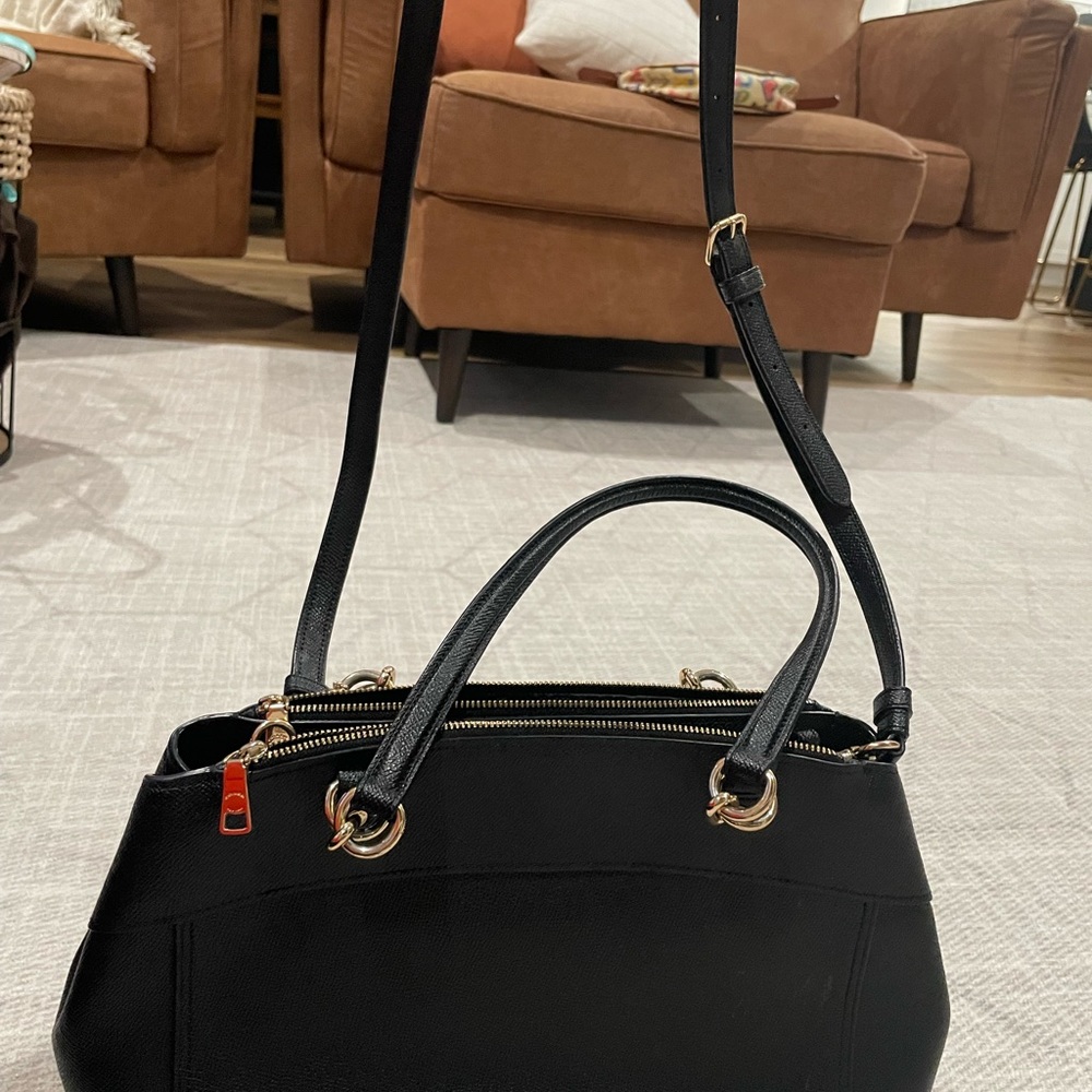 Black coach purse
